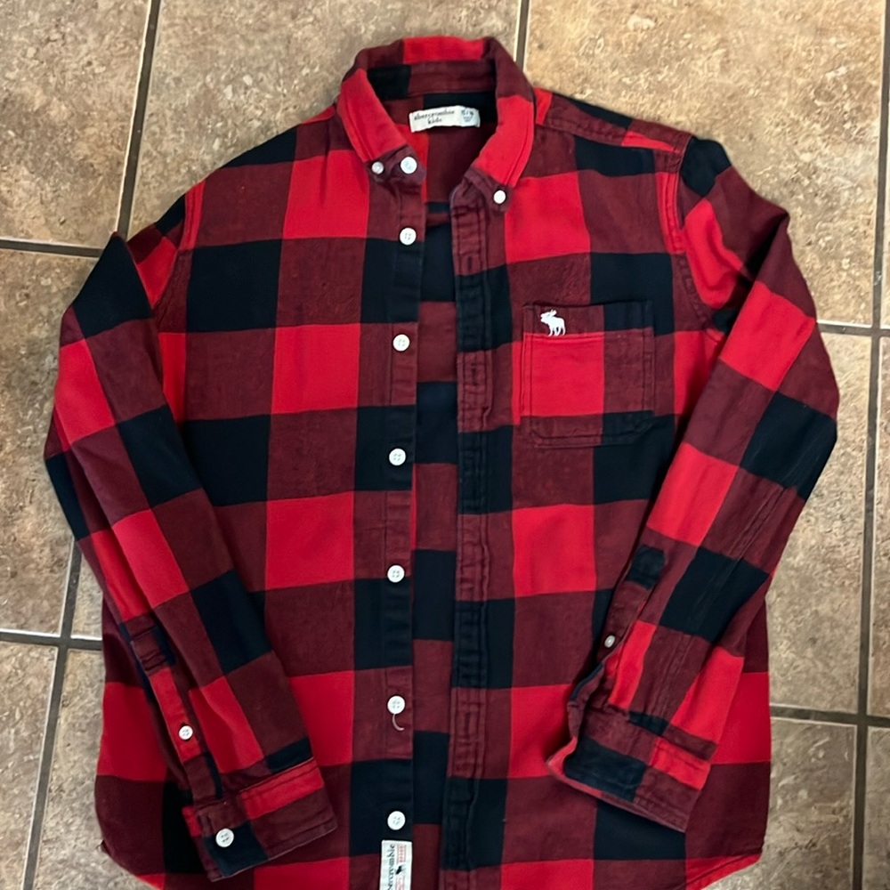 Abercrombie kids- size 15/16 flannel